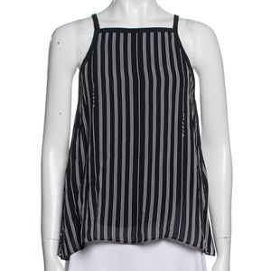 Rag & Bone Striped Square Neckline Blouse